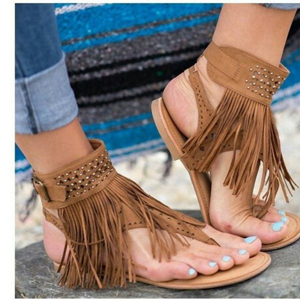 explosion trend fashion brand deigner roman style tassels open toe rhinestone flip flops flat sandals casual women's shoes large, Black
explosion trend fashion brand deigner roman style tassels open toe rhinestone flip flops flat sandals casual women's shoes large, Black