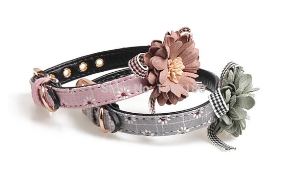 600 pcs/lot new cute dog cat collar flower pu leather adjustable cat dog leashes for small and medium pets pet supplies
600 pcs/lot new cute dog cat collar flower pu leather adjustable cat dog leashes for small and medium pets pet supplies