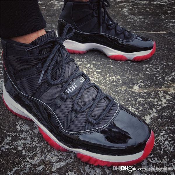 release st authentic 11 og bred men basketball shoes black red real carbon fiber 11s retro 23 mans sports sneakers 378037-061 with box
release st authentic 11 og bred men basketball shoes black red real carbon fiber 11s retro 23 mans sports sneakers 378037-061 with box