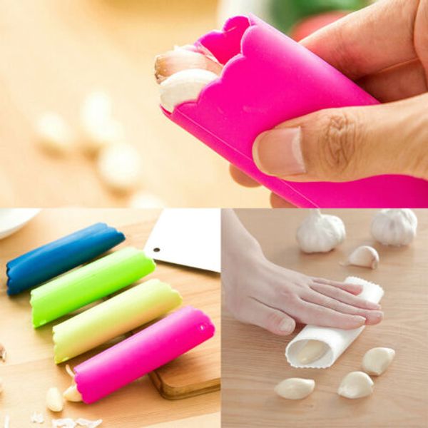upgraded version garlic peeler silicone easy roll tube useful garlic kitchen tool
upgraded version garlic peeler silicone easy roll tube useful garlic kitchen tool