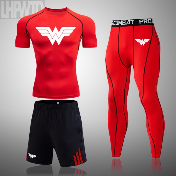 men's compression sets short sleeve t-shirt mens sport jogging suit running set gym clothing men fitness, Black;blue
men's compression sets short sleeve t-shirt mens sport jogging suit running set gym clothing men fitness, Black;blue