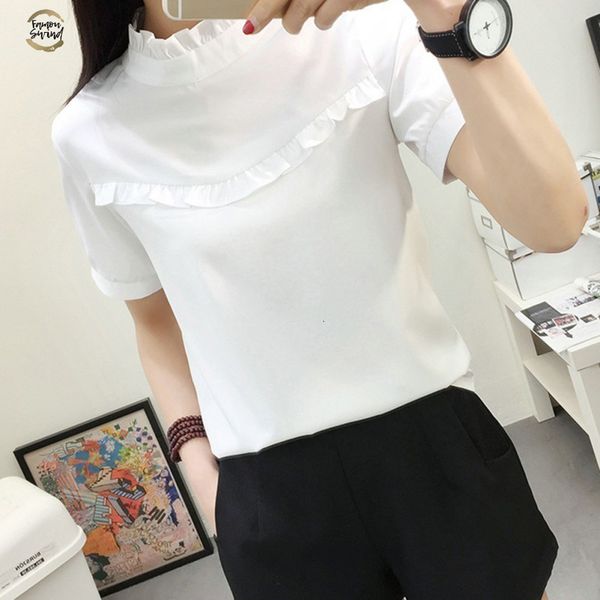 women new blouse white shirt femme casual stand ol work solid blouses 2 styles drop shipping good quality
women new blouse white shirt femme casual stand ol work solid blouses 2 styles drop shipping good quality