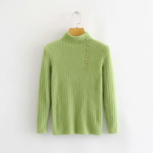 fashion new tl35-7147 european and american fashion button jersey knitted sweater, White;black
fashion new tl35-7147 european and american fashion button jersey knitted sweater, White;black