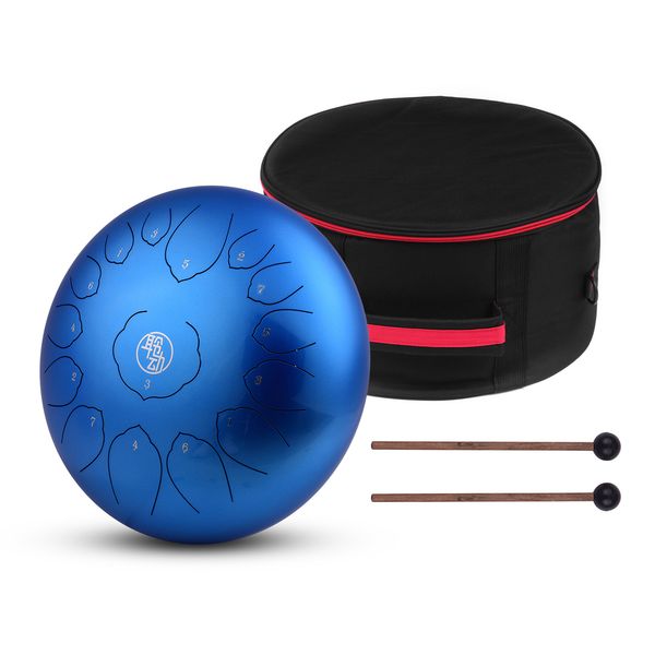 14 inch mini 15 tone steel drum tongue professional percussion hand pan drum instrument with drum mallets for music therapists
14 inch mini 15 tone steel drum tongue professional percussion hand pan drum instrument with drum mallets for music therapists