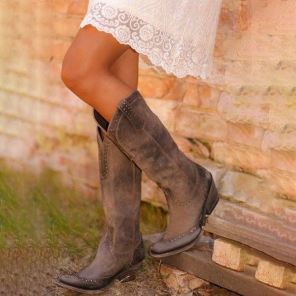 womens boots rivet knee high boots women cowboy fashion casual shoes women winter women's shoes, Black
womens boots rivet knee high boots women cowboy fashion casual shoes women winter women's shoes, Black