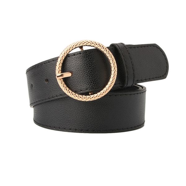 female deduction side gold buckle jeans wild belts for women fashion students simple circle pin buckles belt, Black;brown
female deduction side gold buckle jeans wild belts for women fashion students simple circle pin buckles belt, Black;brown