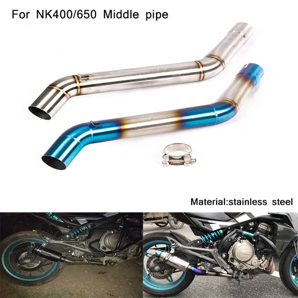 silp on for cfnk400/nk650 motorcycle stainless steel middle connecting pipe modified 51mm header exhaust s
silp on for cfnk400/nk650 motorcycle stainless steel middle connecting pipe modified 51mm header exhaust s