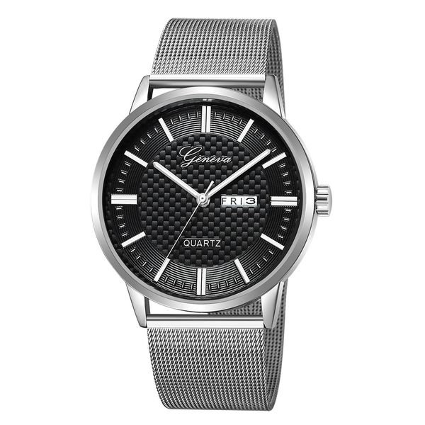 2019 watch men watches stainless steel gold silver quartz movement wristwatch relogio masculino montres, Slivery;brown
2019 watch men watches stainless steel gold silver quartz movement wristwatch relogio masculino montres, Slivery;brown