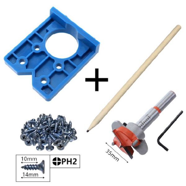 35mm hinge jig set abs fast installation wood drill guide hinge hole boring tool
35mm hinge jig set abs fast installation wood drill guide hinge hole boring tool