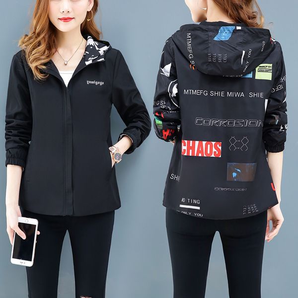 streetwear hooded printed jacket women and causal windbreaker basic jackets 2020 new reversible baseball zippers jacket 4xl, Black;brown
streetwear hooded printed jacket women and causal windbreaker basic jackets 2020 new reversible baseball zippers jacket 4xl, Black;brown