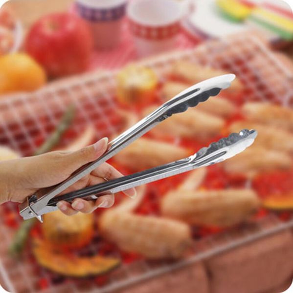 stainless steel bread clip food pliers barbecue locking tongs serving clip bbq grill baking salad steak vegetable pasta kitchen tool gift
stainless steel bread clip food pliers barbecue locking tongs serving clip bbq grill baking salad steak vegetable pasta kitchen tool gift