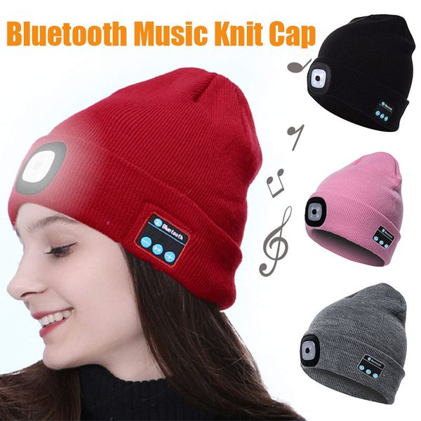 bluetooth led knitted beanie hat built-in stereo speakers knit cap for camping running fishing jt-889, Black;white
bluetooth led knitted beanie hat built-in stereo speakers knit cap for camping running fishing jt-889, Black;white