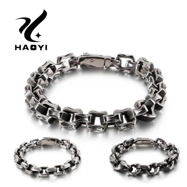 haoyi fashion stainless steel viking punk charms heavy bracelet safety buckle glamour retro bangle steel color for men jewerys, White
haoyi fashion stainless steel viking punk charms heavy bracelet safety buckle glamour retro bangle steel color for men jewerys, White