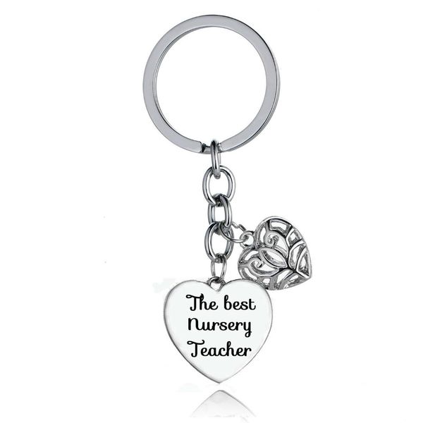 12pc wholesale hollow heart love keychain the nursery teacher graduate key ring students friend family teacher keyring gift, Silver
12pc wholesale hollow heart love keychain the nursery teacher graduate key ring students friend family teacher keyring gift, Silver