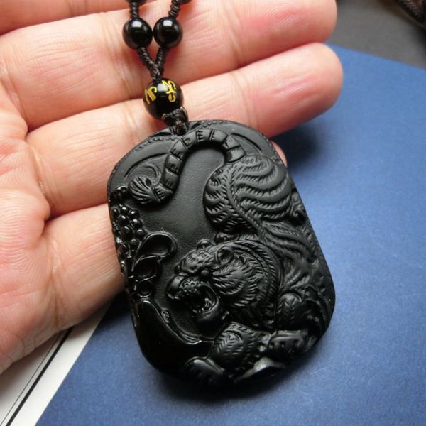 new obsidian tiger pendant men and women grinding away evil fashion boutique jewelry tiger baqi brand necklace pendant, Silver
new obsidian tiger pendant men and women grinding away evil fashion boutique jewelry tiger baqi brand necklace pendant, Silver