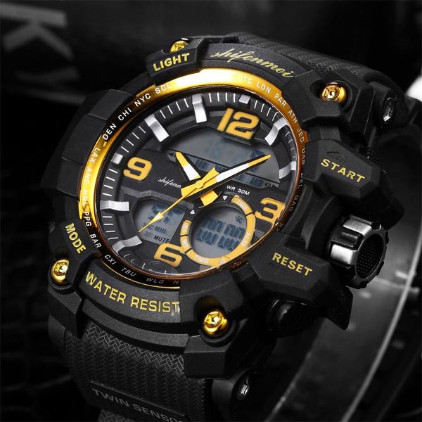 men's watch waterproof double core led luminescent multi-function herren uhren montre homme 2019 luxe de marque saat erkekler, Slivery;brown
men's watch waterproof double core led luminescent multi-function herren uhren montre homme 2019 luxe de marque saat erkekler, Slivery;brown