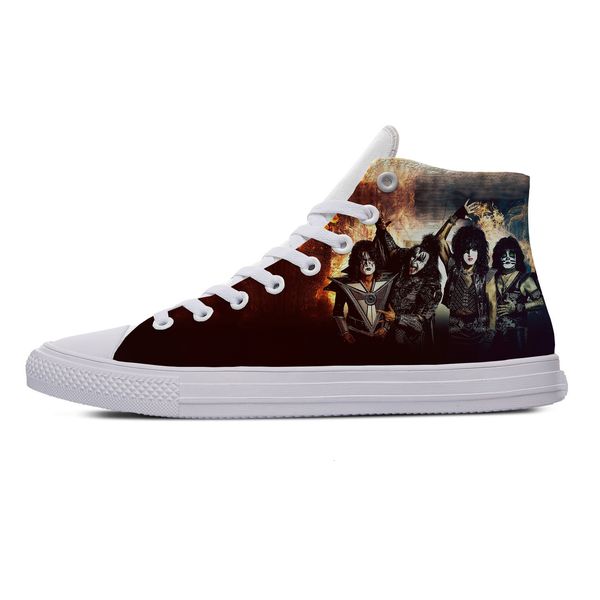band kiss heavy metal rock cool fashion casual canvas shoes high breathable lightweight sneakers 3d print for men women, Black
band kiss heavy metal rock cool fashion casual canvas shoes high breathable lightweight sneakers 3d print for men women, Black