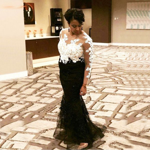 new black mermaid prom dresses jewel neck ivory appliqued arabic formal party evening dresses long sleeves tulle illusion back evening gowns
new black mermaid prom dresses jewel neck ivory appliqued arabic formal party evening dresses long sleeves tulle illusion back evening gowns