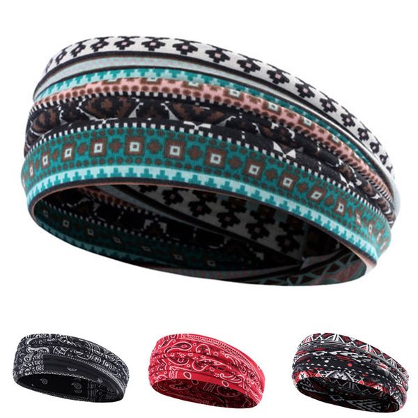 women sweat band headband folk custom ethnic style head wrap yoga headscarf tennis badminton wicking workout running hairband, Yellow;black
women sweat band headband folk custom ethnic style head wrap yoga headscarf tennis badminton wicking workout running hairband, Yellow;black