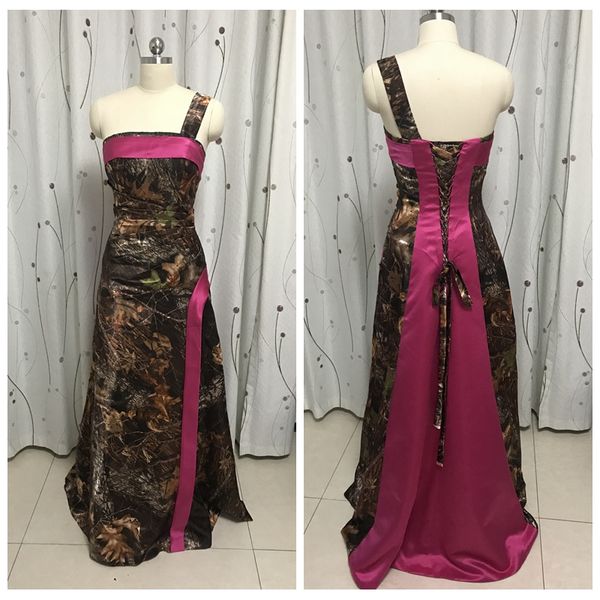 2020 real ps one shoulder camo a-line bridesmaids dress lace up back camouflage pleated honor of maid real tree vestidos de bridesmaid, White;pink
2020 real ps one shoulder camo a-line bridesmaids dress lace up back camouflage pleated honor of maid real tree vestidos de bridesmaid, White;pink