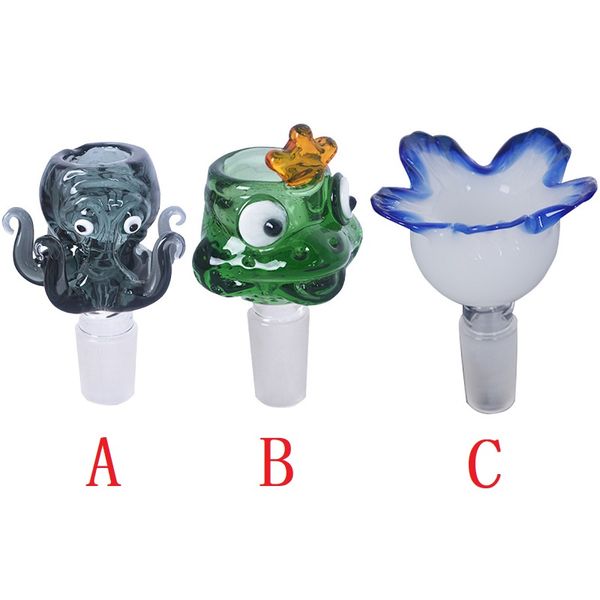 Different Styles 14mm 18mm Male Bowl Glass Octopus Thick Pyrex Glass Bowls with Tobacco Herb Water Bong Bowl for Smoking Free DHL
Different Styles 14mm 18mm Male Bowl Glass Octopus Thick Pyrex Glass Bowls with Tobacco Herb Water Bong Bowl for Smoking Free DHL