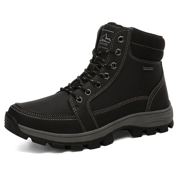 british fashion big size men leisure warm cotton snow boots soft leather winter shoes outdoor platform tooling ankle boot zapato, Black
british fashion big size men leisure warm cotton snow boots soft leather winter shoes outdoor platform tooling ankle boot zapato, Black