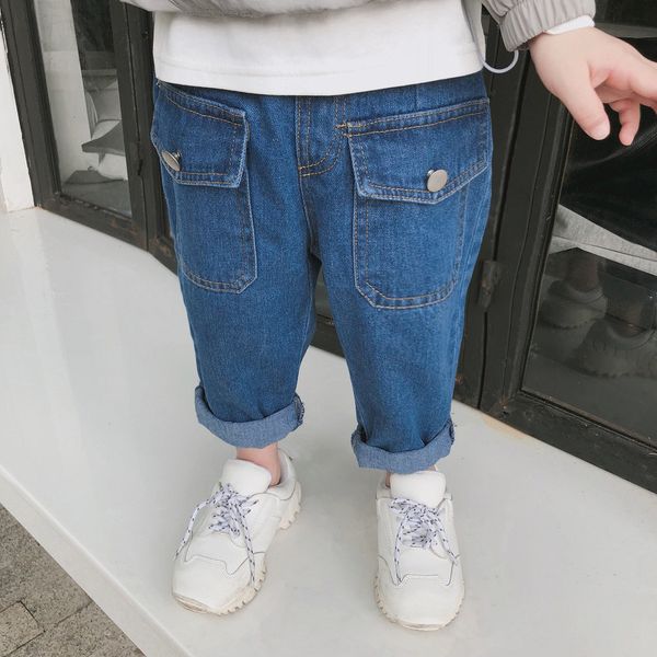 spring korean style baby boys all-match denim pants 1-6 years kids fashion jeans children loose trousers, Blue
spring korean style baby boys all-match denim pants 1-6 years kids fashion jeans children loose trousers, Blue