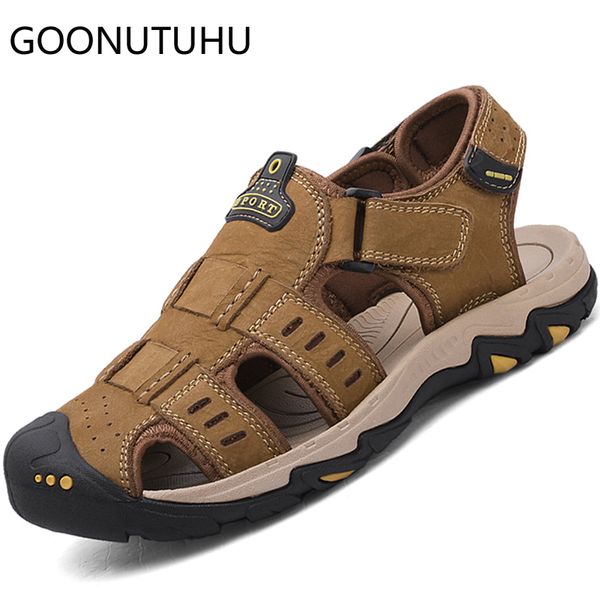 2019 new style men's sandals casual genuine leather shoes male summer beach sandal man big size 47 flat sandals for men sale, Black
2019 new style men's sandals casual genuine leather shoes male summer beach sandal man big size 47 flat sandals for men sale, Black