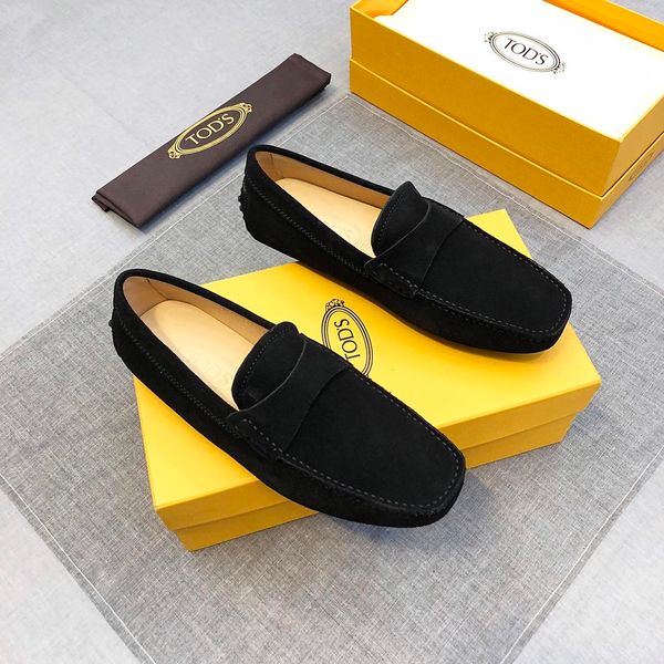 new style luxury men's casual formal wear leather shoes fashion design brand classic retro frosted leather upper soft bottom three colo, Black 
new style luxury men's casual formal wear leather shoes fashion design brand classic retro frosted leather upper soft bottom three colo, Black