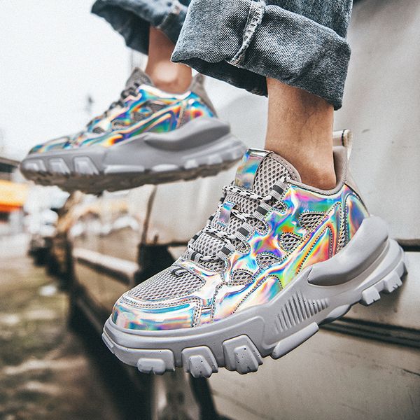 ins sell summer men's running shoes breathable symphony mirror leather couple shoes height increasing sneakers
ins sell summer men's running shoes breathable symphony mirror leather couple shoes height increasing sneakers