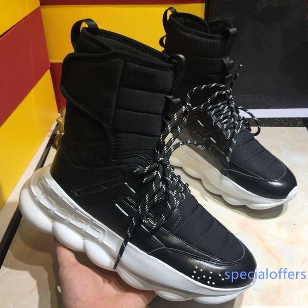 new black chain reaction sneaker boots womens mens trainers classic casual luxury designer shoes fashion trendy leather high shoes ll30
new black chain reaction sneaker boots womens mens trainers classic casual luxury designer shoes fashion trendy leather high shoes ll30