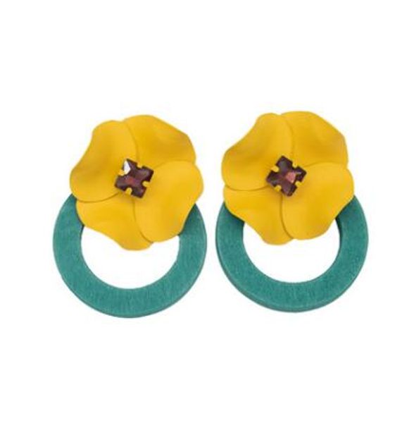 3 colors korean design hit color big flower shape dual use painting acrylic stone stud earrings fashion jewelry for women, Golden;silver
3 colors korean design hit color big flower shape dual use painting acrylic stone stud earrings fashion jewelry for women, Golden;silver
