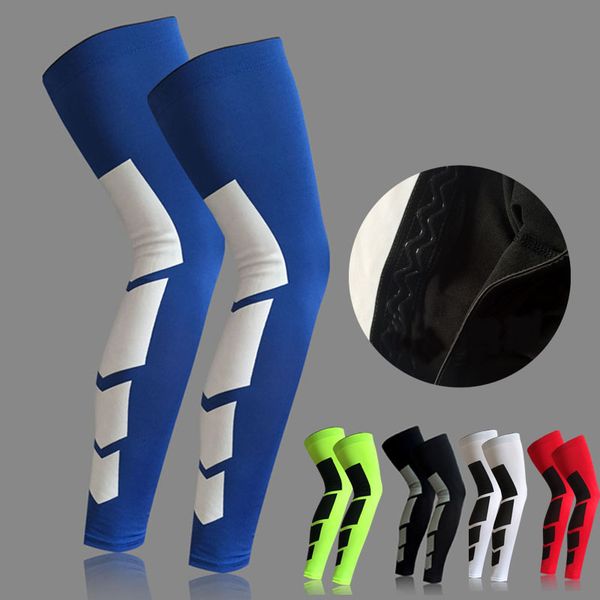 1 pcs safety compression leg sleeve silicone antiskid long knee support cycling leg warmer breathable sports warmers, Black
1 pcs safety compression leg sleeve silicone antiskid long knee support cycling leg warmer breathable sports warmers, Black