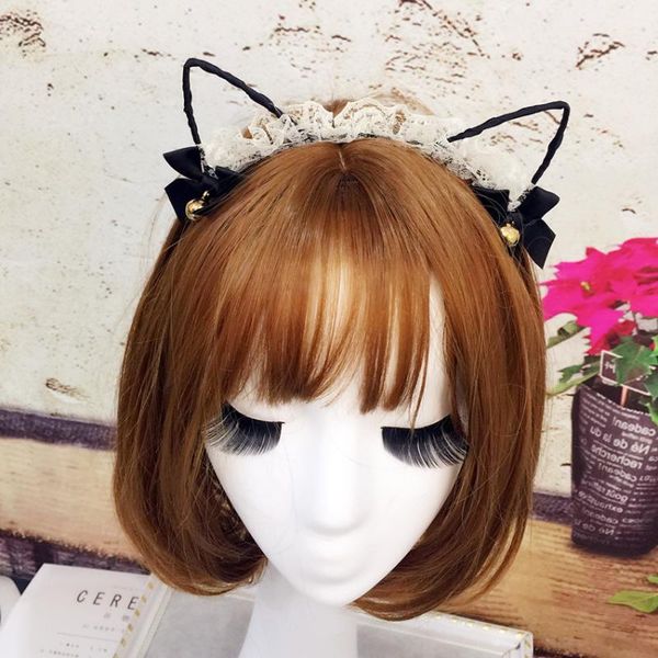 women girl cute lace cat ear bell head hoop hairband ladies bow-knot housemaid headband clip hair bands accessories headwear, Slivery;white
women girl cute lace cat ear bell head hoop hairband ladies bow-knot housemaid headband clip hair bands accessories headwear, Slivery;white