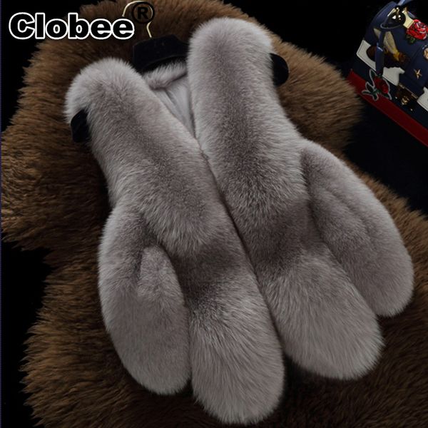 2019 winter 6xl 2019 thick furry fur vest gray female faux fur vest coat fall girls' for women v243, Black
2019 winter 6xl 2019 thick furry fur vest gray female faux fur vest coat fall girls' for women v243, Black