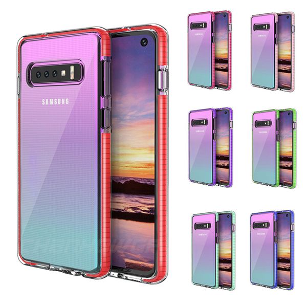 Phone Case Two-tone Clear Transparent TPU Case Shockproof Cover Soft Case For Samsung S10 S9 Note 10 Plus S8 iPhone 11 XS MAX
Phone Case Two-tone Clear Transparent TPU Case Shockproof Cover Soft Case For Samsung S10 S9 Note 10 Plus S8 iPhone 11 XS MAX