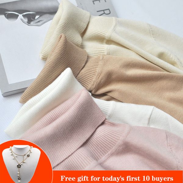 autumn thin slim turtleneck sweater for women soft women pullovers black pull femme white female sweaters lady knit jumper, White;black
autumn thin slim turtleneck sweater for women soft women pullovers black pull femme white female sweaters lady knit jumper, White;black