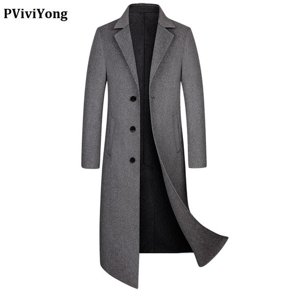 pviviyong 2020 new arrival winter double-sided wool trench coat men, long coat men, above knee jackets men b005, Black
pviviyong 2020 new arrival winter double-sided wool trench coat men, long coat men, above knee jackets men b005, Black