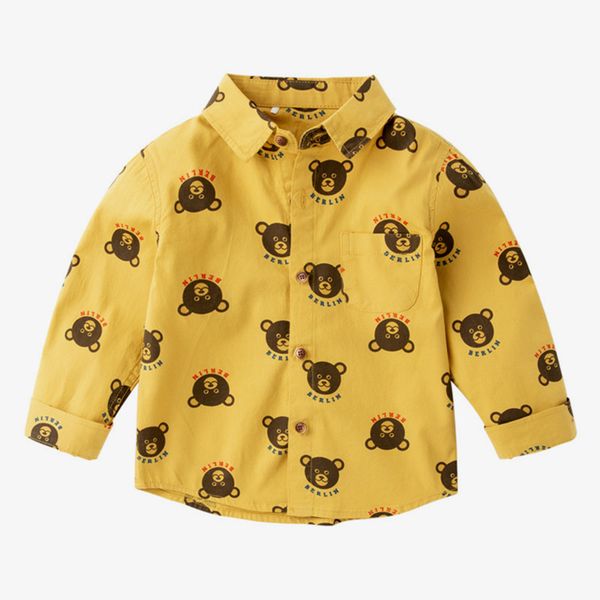 2019 kids clothing boys new spring casual shirt children boys long sleeve cartoon print cotton shirt 2-8 years, White;black
2019 kids clothing boys new spring casual shirt children boys long sleeve cartoon print cotton shirt 2-8 years, White;black