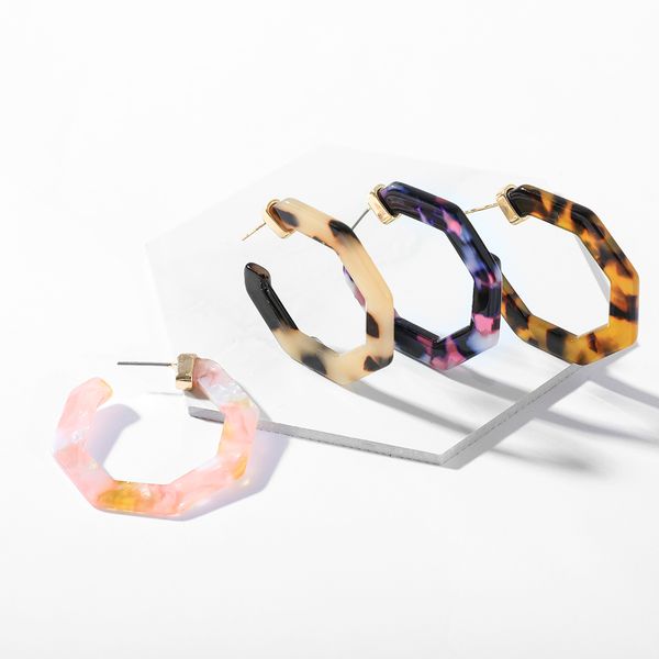 2019 sloong new acrylic geometry shaped c hoop earrings for women female leopard earring wholesale, Golden;silver
2019 sloong new acrylic geometry shaped c hoop earrings for women female leopard earring wholesale, Golden;silver