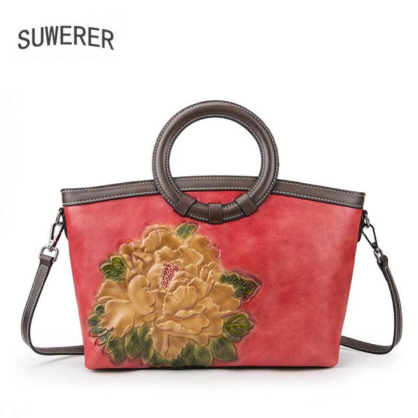 suwerer women genuine leather bag real cowhide leather embossing bag handbags women bags tote
suwerer women genuine leather bag real cowhide leather embossing bag handbags women bags tote