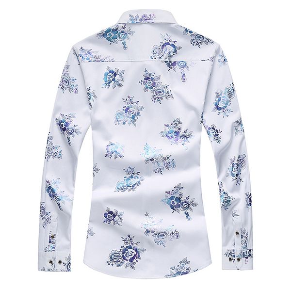men's casual shirts 2021 autumn white flower shirt fashion long sleeve male brand clothes big size 5xl 6xl 7xl, White;black
men's casual shirts 2021 autumn white flower shirt fashion long sleeve male brand clothes big size 5xl 6xl 7xl, White;black