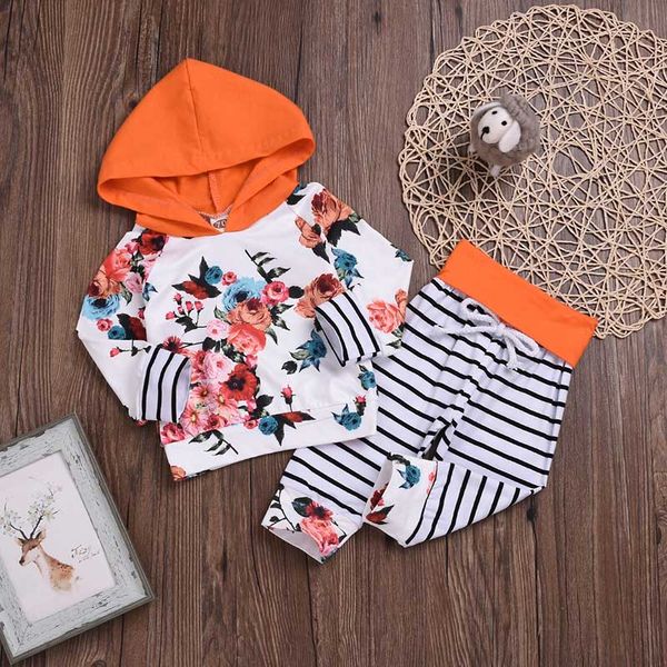 cute infant baby girls spring autumn sweatshirt floral hoodies + straped pants outfits set toddler tracksuit clothing, Black
cute infant baby girls spring autumn sweatshirt floral hoodies + straped pants outfits set toddler tracksuit clothing, Black