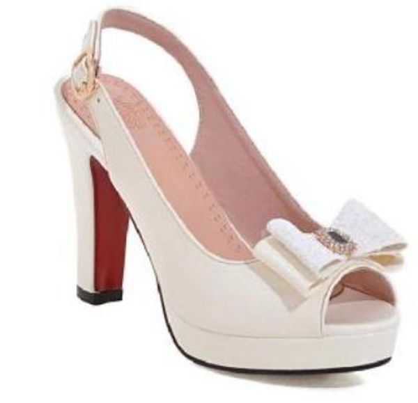 2019 women's sandals in summer with new style high heel coarse heel waterproof table bowknot @61, Black
2019 women's sandals in summer with new style high heel coarse heel waterproof table bowknot @61, Black