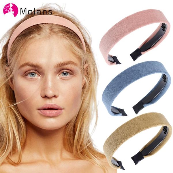 hair accessories molans simple suede headbands candy colors 3cm wide soft velvet hairbands for girls solid tooth comb anti-slip
hair accessories molans simple suede headbands candy colors 3cm wide soft velvet hairbands for girls solid tooth comb anti-slip
