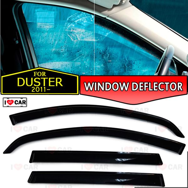 window deflectors for renault duster 2011- car window deflector wind guard vent sun rain visor cover car styling
window deflectors for renault duster 2011- car window deflector wind guard vent sun rain visor cover car styling
