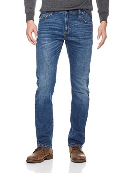 ничего, кроме джинсовые для мужчин slim fit straight leg jean, Blue 
ничего, кроме джинсовые для мужчин slim fit straight leg jean, Blue