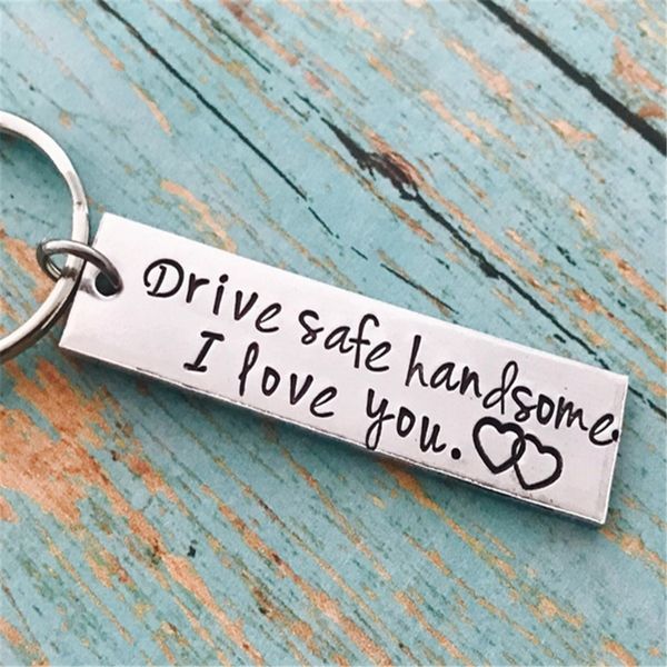 1pc custom keychain engraved drive safe handsome i love you key ring couples boyfriend girlfriend diy key chain jewelry, Silver
1pc custom keychain engraved drive safe handsome i love you key ring couples boyfriend girlfriend diy key chain jewelry, Silver