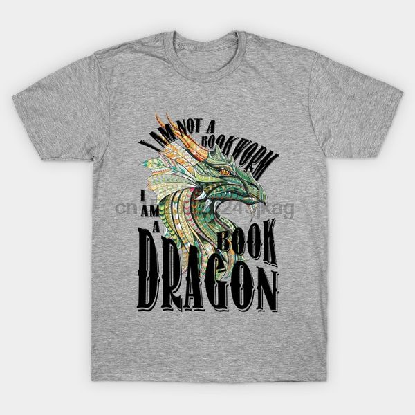 men t-shirt i am a book dragon tshirt women t shirt, White;black
men t-shirt i am a book dragon tshirt women t shirt, White;black