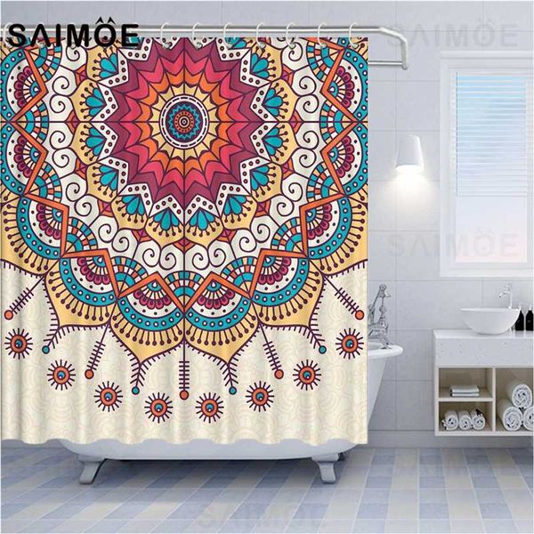 atomax mandala shower curtains abstract colored geometric lotus printed home decoration bathroom curtain waterproof with hook
atomax mandala shower curtains abstract colored geometric lotus printed home decoration bathroom curtain waterproof with hook